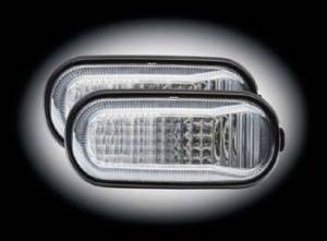 Sidoblinkers vit - Honda Civic 92-95/S200/Logo