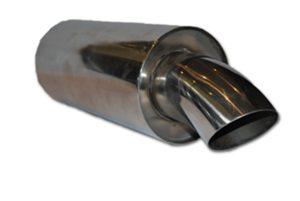 Ljuddämpare 5" med 3" Böj ut