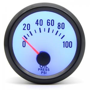 Oljetrycksmätare Vit 52mm