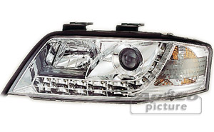 DRL. strlk. krom - Audi A6, 01-04