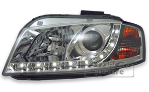 DRL strlk. krom-Audi A3, 03-07