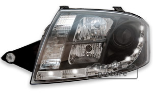 DRL. strlk. svart - Audi TT 98-06