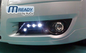 DRL. Spoilerljus - Audi A3, 03-08