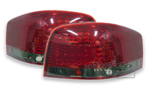 LED. bakljus röd/svart - Audi A3 03-