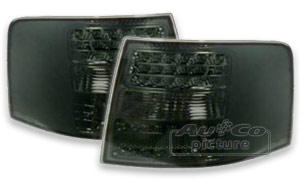 LED. Bakljus svart-Audi A6 avant 97-04