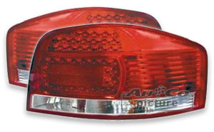 LED. bakljus röd/klar - Audi A3 03-