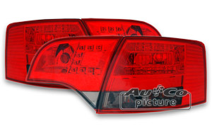 LED. Bakljus röd/rök-Audi A4 avant 05-08