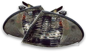 Framblinkers klar/smoke-BMW E46 4-d sedan/toring 98-01