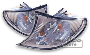 Framblinkers klar/krom-BMW E46 4-d sedan/touring 01-