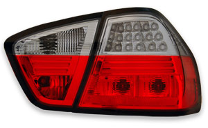 LED. Bakljus röd/rök-BMW E90 4-d sedan 05-08