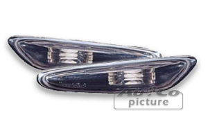 Sidoblinkers svart - BMW E46 01-