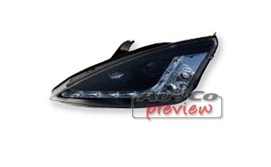 DRL strlk. svart-Ford Focus 01-04