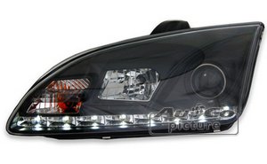 DRL strlk. svart-Ford Focus 04-08