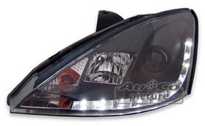 DRL strlk. svart-Ford Focus 01-04