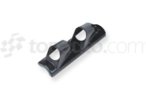 Mätarhållare svart - A-stolpe (dobble) vä