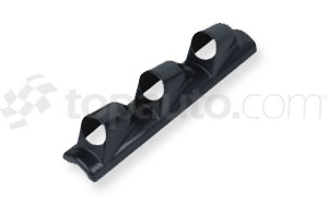 Mätarhållare svart - A-stolpe (tripple) vä.