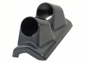 Mätarhållare carbon-look - A-stolpe (dobble) hö.