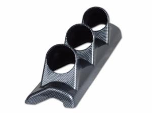 Mätarhållare carbon-look - A-stolpe (tripple) hö.
