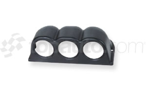 Mätarhållare svart för 3  mätare