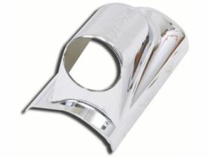 Mätarhållare krom - A-stolpe (singel) vä