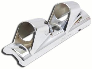 Mätarhållare krom - A-stolpe (dobble)