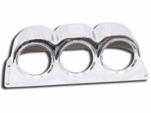 Mätarhållare krom för 3 mätare