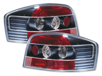Bakljus röd/svart - Audi A3, 03-
