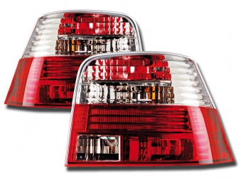 Bakljus röd/crystal - VW Golf 4, 98-02