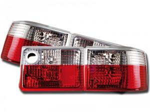 Bakljus crystal röd/vit - Audi 80 sedan 88-91