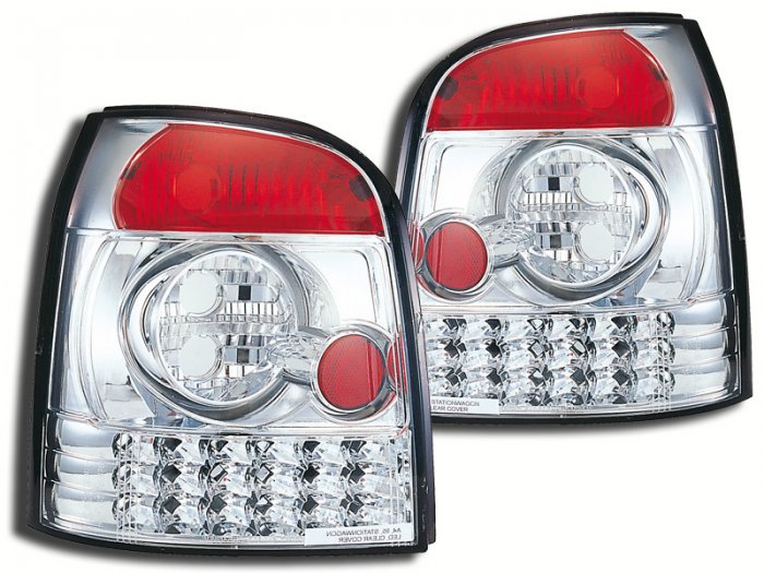 LED. Bakljus krom - Audi A4 avant 95-00