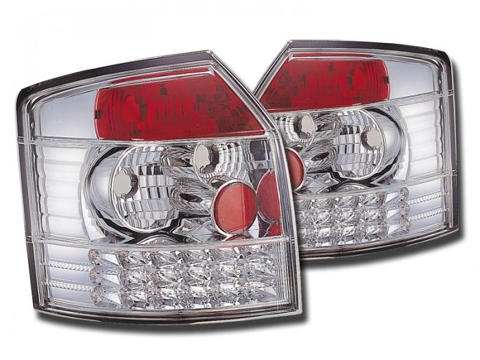 LED. Bakljus krom - Audi A4 avant 01-04