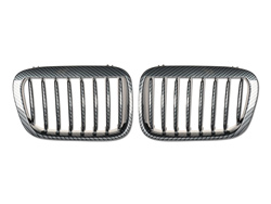 Grill - BMW E46 sedan/touring 98-01 carbon-look