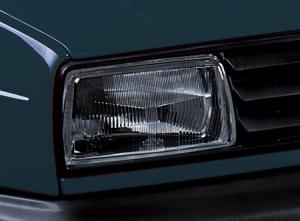 Strålkastare svart - VW Jetta 2 