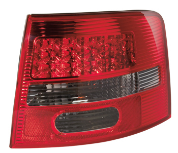 LED. Bakljus röd/svart-Audi A6 avant 97-04
