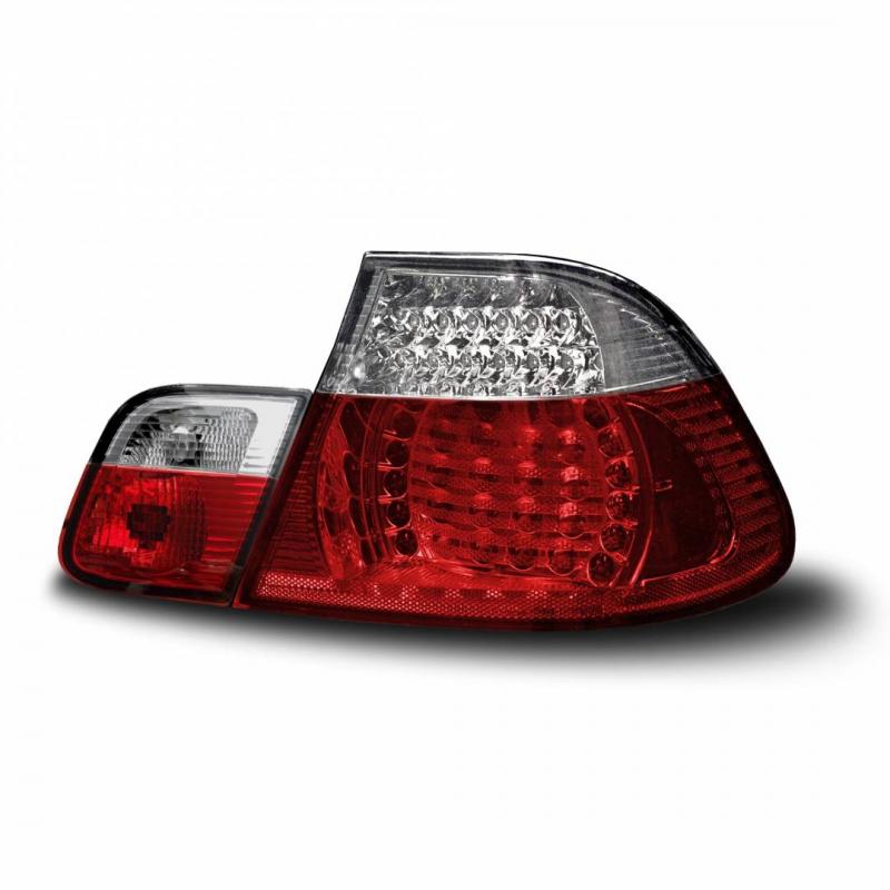 LED.Bakljus röd/klar-BMW E46 4-d 01-05