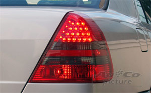 LED. Bakljus röd/rök - Mercedes C-klass W202