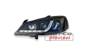 DRL. strlk. svart - Opel Astra G 98-04