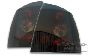 Bakljus svart-Opel Astra 98-