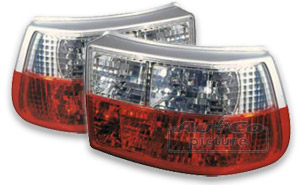 Bakljus röd/klar-Opel Astra 91-97