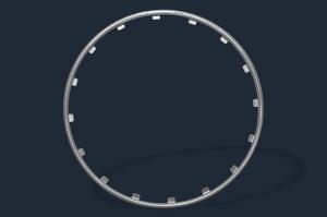 Fälg skydd-Rim ringz-Silver