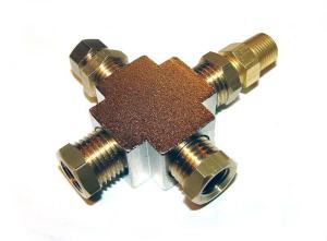 Kopplingsblock för 1/8" eller 1/4" givare