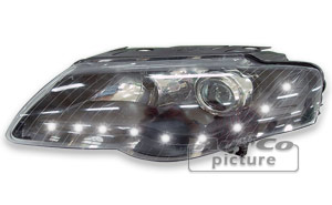 DRL. strlk. svart - VW Passat (3C) 05-
