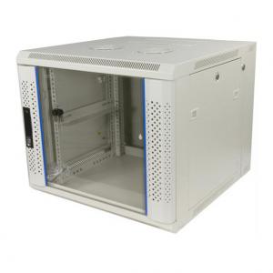 Toten, 19" väggskåp 9U, 600x600, glasdörr