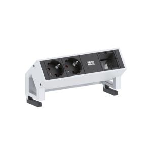 Bachmann Desk 2 uttagslist, 2 EL + 1 modulplats