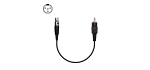Cable with 4-pin mini-XLR (Mipro)