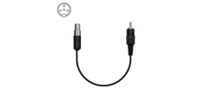 Cable with 4-pin mini-XLR (Shure)