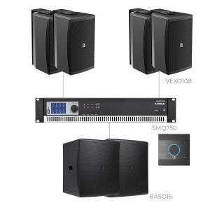 Audac FORTE18.6V Ljudsystem för Gym