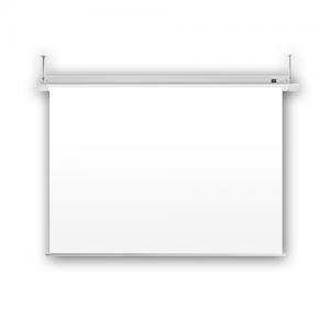 SeeMax Motorstyrd projektionsduk för infällnad, 1:1