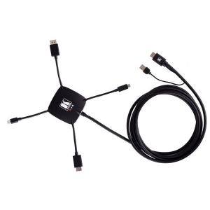 Kramer K-Spider - Aktiv Multi Format Input (M) till HDMI Output (M) Adapterkabel, 3m