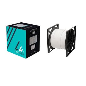 Lanview Cat6a U-FTP HD-BaseT 4x2xAWG23 LSZH white 305m